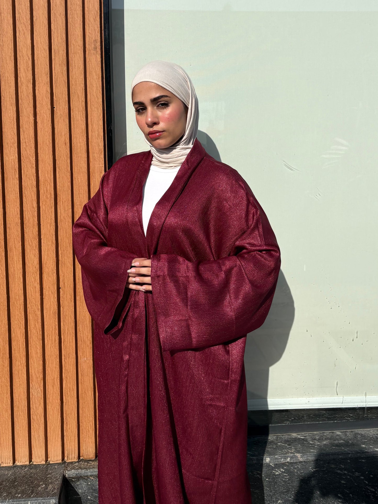 Burgundy kaftan